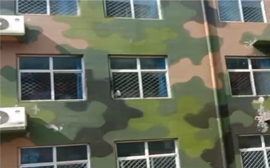 江门墙面军用迷彩施工方案