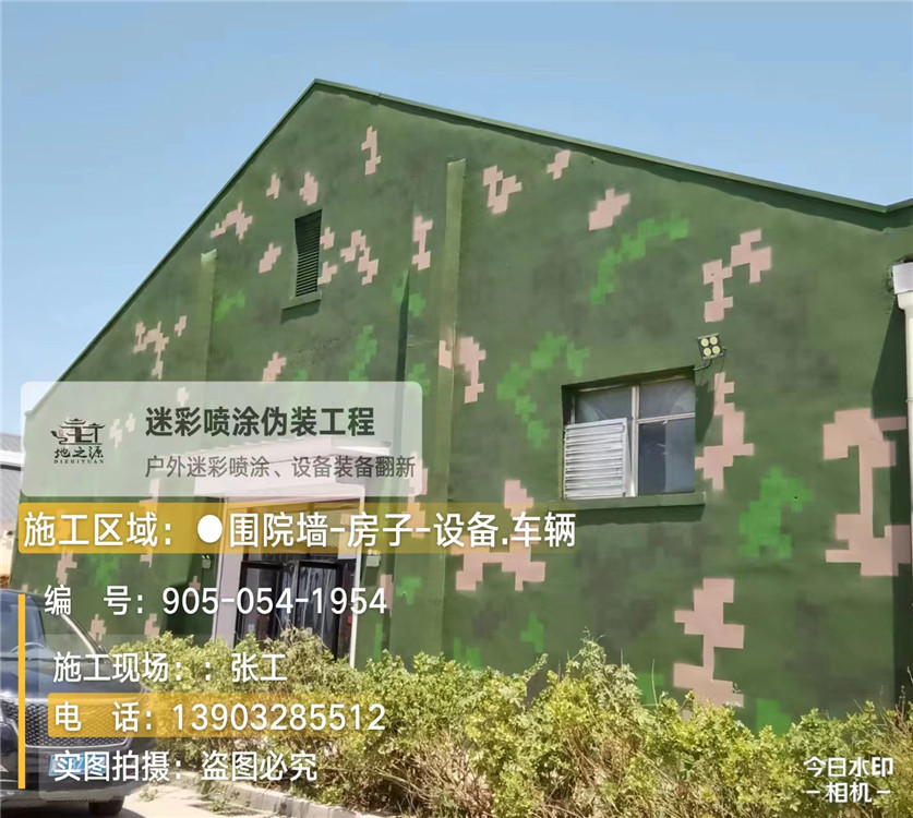 江门外墙数码迷彩漆施工报价清单（100㎡标准墙面测算）